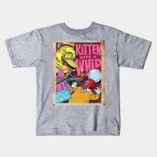 Mystery Science Rusty Barn Sign 3000 - Kitten With a Whip Kids T-Shirt